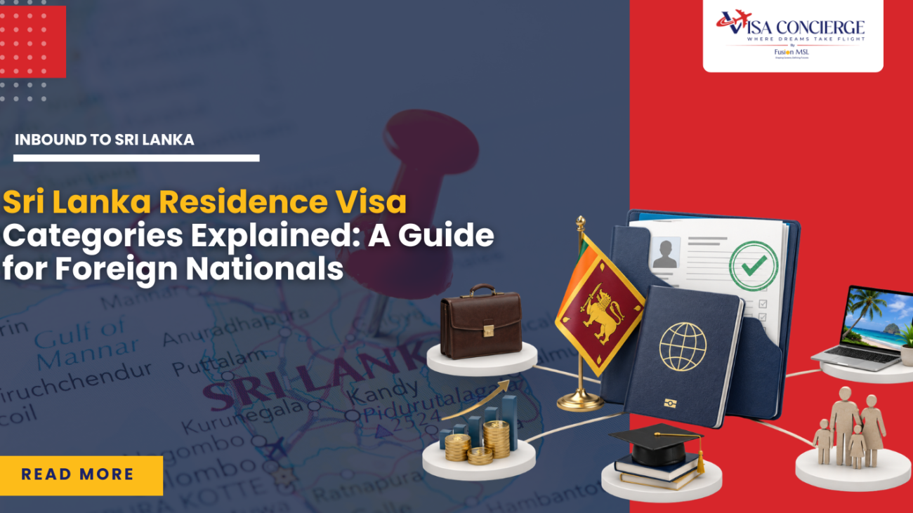 Sri Lanka Residence Visa Categories Explained: A Guide for Foreign Nationals
