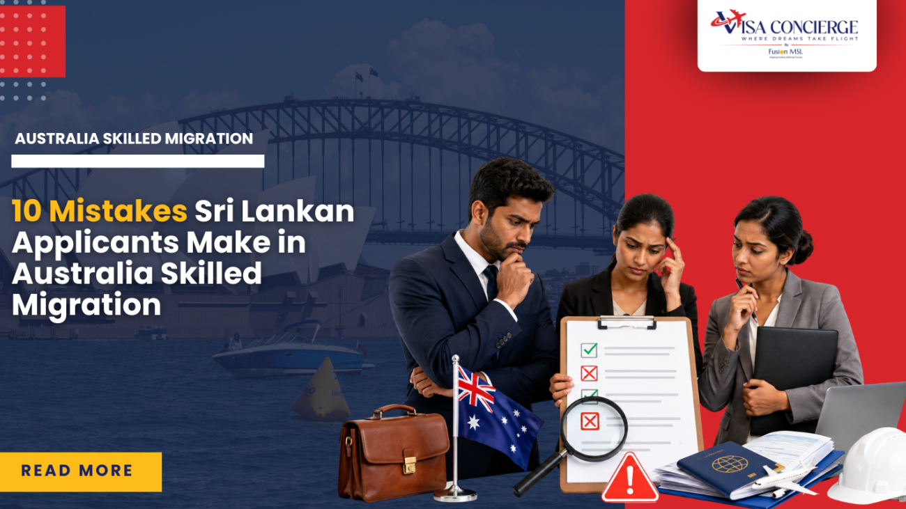 10 Mistakes Sri Lankan Applicants Make in Australia Skilled Migration