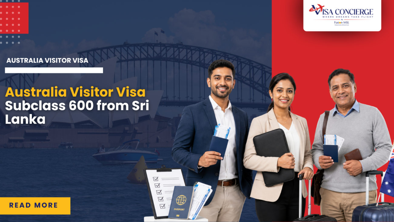 Australia Visitor Visa Subclass 600 from Sri Lanka Checklist & Tips