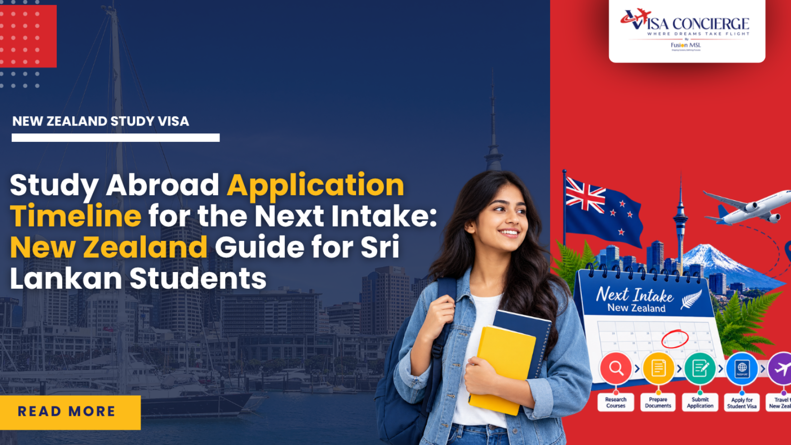 Study Abroad Application Timeline for the Next Intake New Zealand Guide for Sri Lankan Students