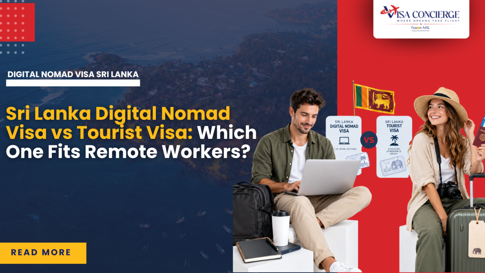 Sri Lanka Digital Nomad Visa vs Tourist Visa Which One Fits Remote Workers