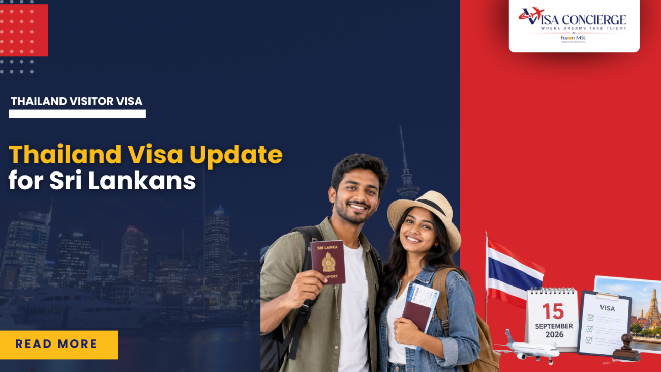 Thailand Visa Update for Sri Lankans